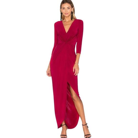 Lovers + Friends Sundance Maxi Dress Raspberry Size S NWT Event Homecoming - Picture 1 of 14